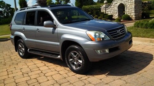 Lexus gx 470 gx470 4x4 suv 3rd row heated leather sunroof air ride navigation