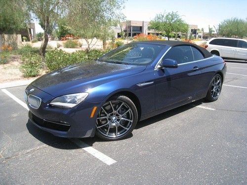 2012 bmw 650i convertible navigation loaded over $100k msrp warranty best buy