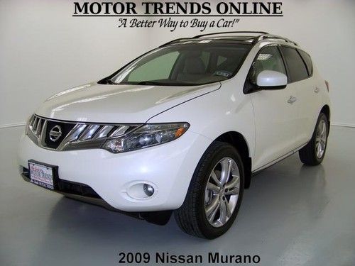 Le awd navigation rearcam dual roof leather htd seats 2009 nissan murano 58k