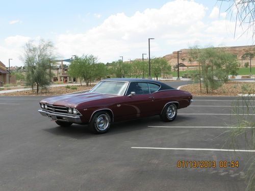 1969 chevelle ss 396 4 speed no reserve all #'s matching survivor barn find