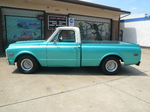 Chevy shortbed pickup california truck restored with big block chevy 454  swb