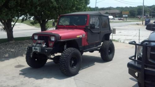 1989 jeep wrangler, lifted, lots of modifications.