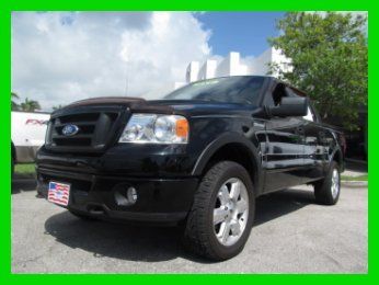 08 black 5.4l v8 fx-4 off road crew cab *leather sport seats *cd changer