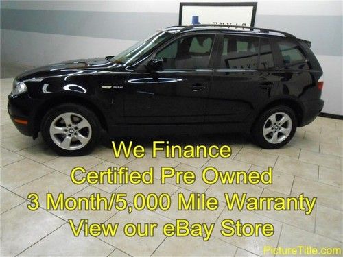 07 bmw x3 sport cpo certified warranty leather panoramic sunroof keyless