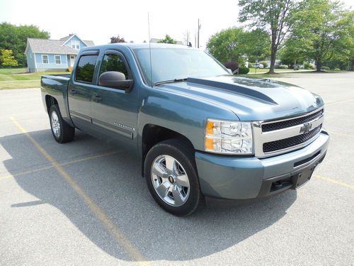 2009 chevrolet silverado 1500 lt crew cab pickup 4-door 5.3l 20-inch wheels