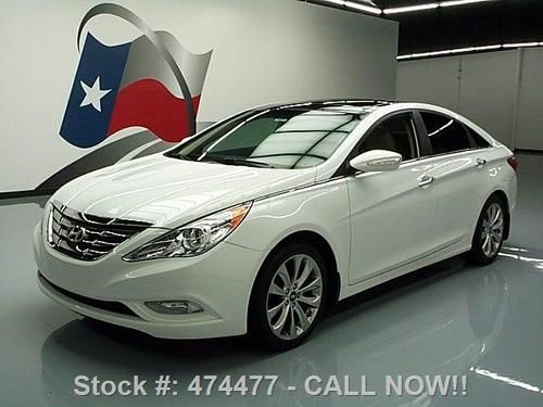 2012 hyundai sonata ltd 2.0t turbo pano sunroof nav 15k texas direct auto