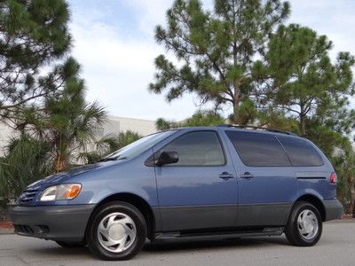 2003 toyota sienna ce * no reserve auction * one owner low 53k miles florida