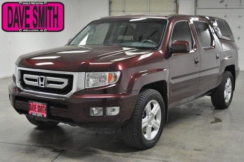 2009 maroon crew 4wd heated leather seats sunroof auto cruise ac rear slider!!