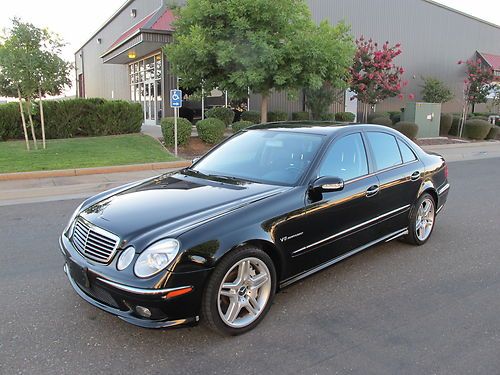 2006 mercedes e55 e 55 amg sport supercharged low reserve low miles 05 w211 wow