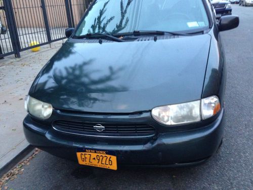 2000 nissan quest gxe mini passenger van 4-door 3.3l  no reserve. runs great.