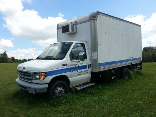 1999,box van, 7.3 diesel 113637miles side boxes ,ramp,hitch,ac/in box