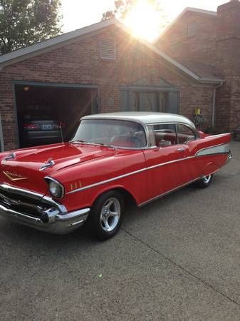 1957 chevrolet bel air base hardtop 2-door 4.6l