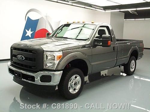 2012 ford f-250 reg cab 4x4 6.2l v8 fx4 long bed 13k mi texas direct auto