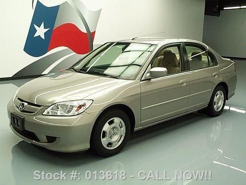 2005 honda civic hybrid sedan cruise ctrl cd audio 57k texas direct auto