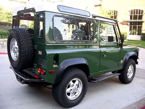 1995 land rover defender 90 station wagon hard top.