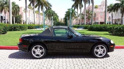 2004 mazda miata ls convertible black/tan, new tires, manual trans, low miles!