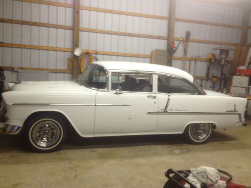 1955 chevy 2-door hard top bel air