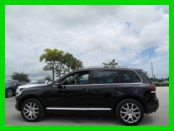08 black toureg v10 diesel 4wd suv *differential lock *navigation *rear camera