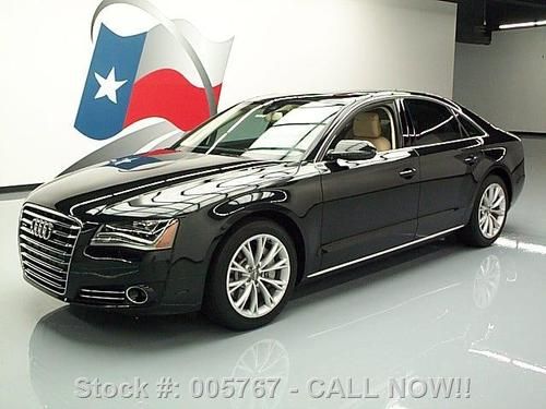 2013 audi a8 3.0t quattro awd sunroof nav 19" wheels 3k texas direct auto