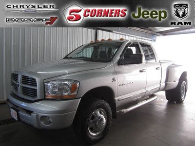 2006 silver dodge ram 3500 sport 4x4 quad cab longbox diesel dually - 52k miles