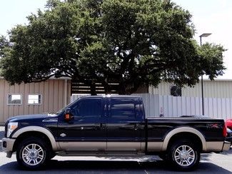 2011 black king ranch fx4 6.7l v8 4x4 navigation dvd back up camera sunroof htd