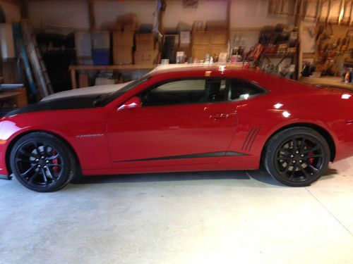 Red with matte black trim with 1le package