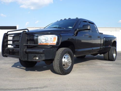 2006 dodge 3500 4x4 slt 6speed crewcab no reserve 5.9 diesel engine no reserve