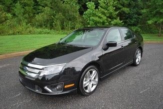 2011 ford fusion sport black/black leather ,sunroof navigation 22k miles mint