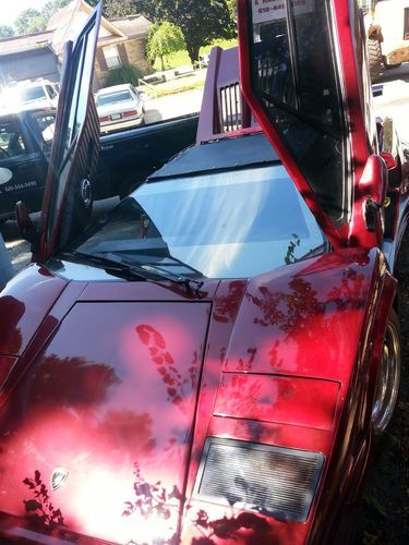 1989 red lamborghini countach kit car great engine runs well