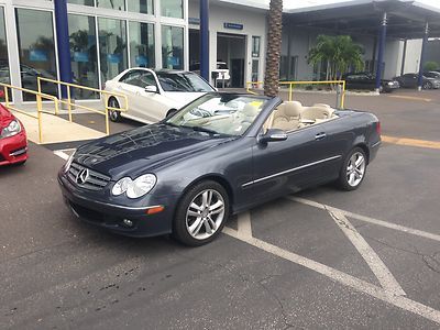 2008 Mercedes Benz CLK350 Conv. 38K miles Nav iPod Sirius Harmon Kardon, image 2