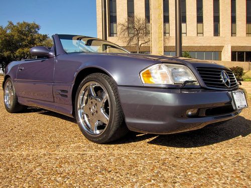 1999 mercedes-benz sl500, only 36,358 miles, 18" chrome wheels, rare color combo