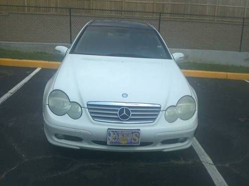 Mercedes c230,c-class white