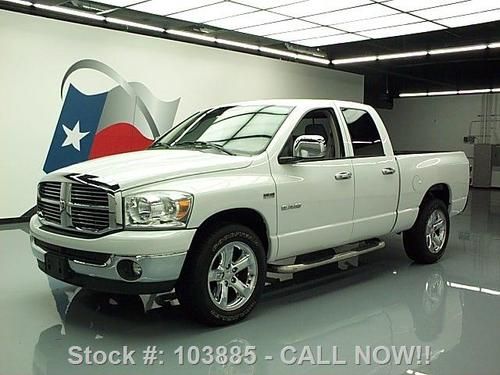 2008 dodge ram lone star quad hemi side steps 20's 64k texas direct auto
