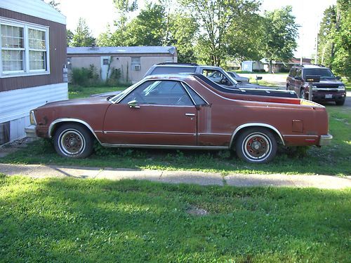 Tan 1980 chevrolet el camino base standard cab pickup 2-door 5.0l