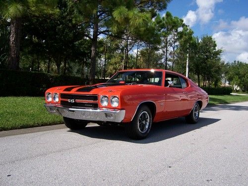 1970 chevelle ss 454, 4-speed, posi, nut &amp; bolt frame off restoration