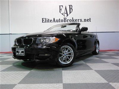 2011 128i conv 27k-navigation-premium pkg-heated seats-carfax certified