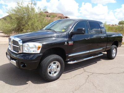 08 2500 mega cab 4x4 diesel laramie navigation moon carfax cert.like new arizona