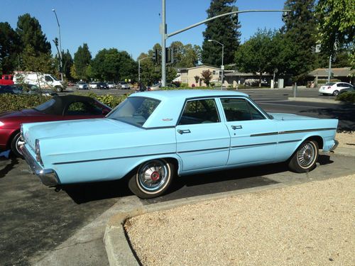 1965 ford galaxie custom 500,4 door,6 cyl,automatic,all orig 1 owner calif car