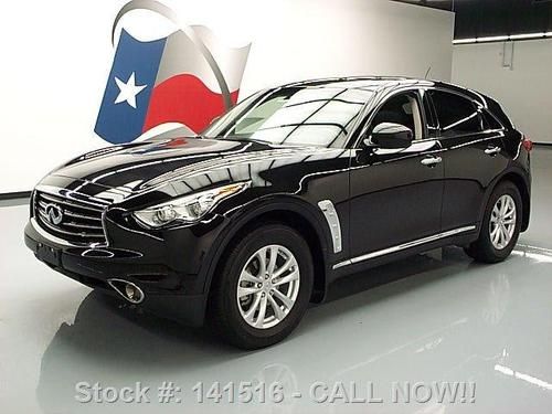 2013 infiniti fx37 sunroof rear cam htd leather 21k mi texas direct auto