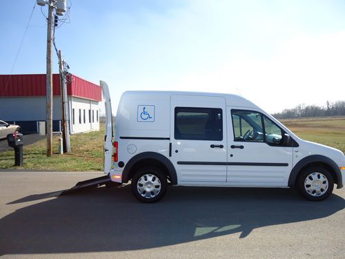 2012 ford transit connect wheelchair/handicap ramp van rear entry new 131 miles