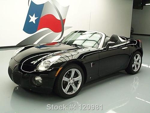 2007 pontiac solstice gxp roadster turbo 5-speed 53k mi texas direct auto