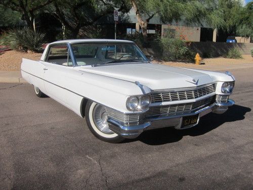 1964 cadillac coupe deville, 390ci v8, fully redone, original ca black plate car