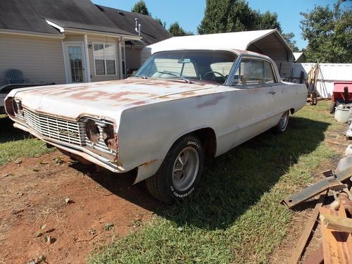 1964 Chevrolet Impala Sport Coupe Not SS GREAT SOLID PROJECT CAR, image 7