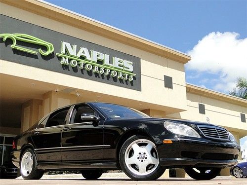 2002 mercedes-benz s55 amg, heated/ventilated front rear seats, low miles!