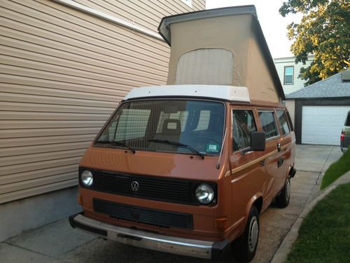 1983 volkswagen bus/vanagon westfalia camper  campmobile van 3 door no reserve !