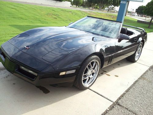 1989 chevrolet corvette convertible 2-door 5.7l low miles low reserve