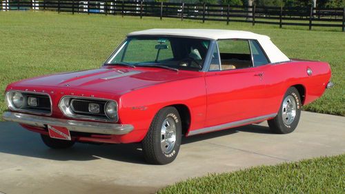 1967 plymouth barracuda convertible