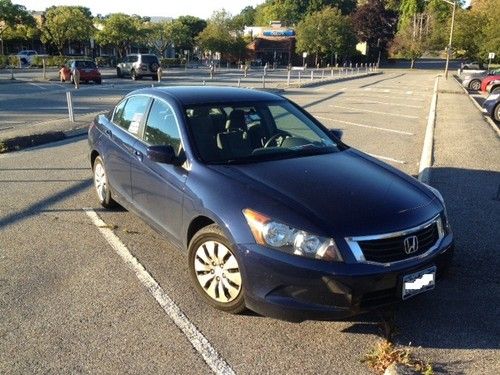 2008 honda accord lx - blue - one owner - 4 door - 97, 500 miles - automatic