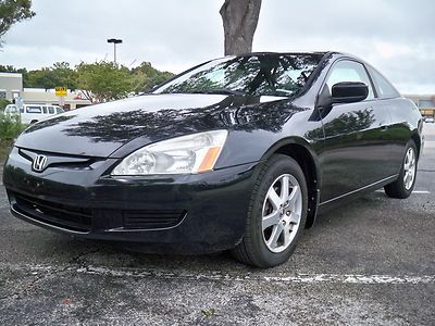 2005 honda accord coupe ex-l,v-6,auto,snrf,lthr,xm radio,$99.00 no reserve