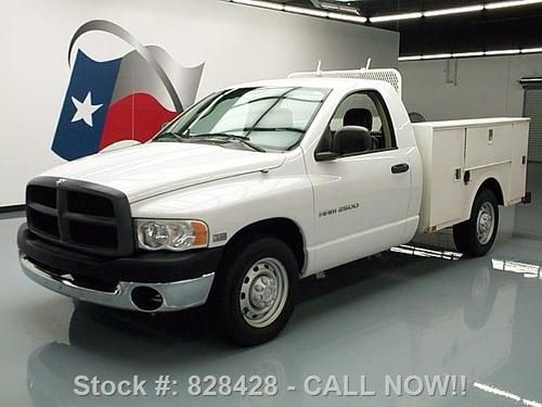 2005 dodge ram 2500 hemi reg cab service utility 53k mi texas direct auto